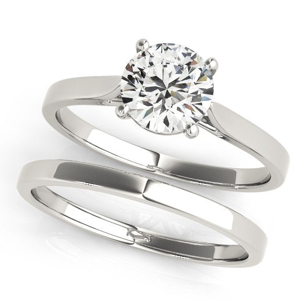 Ines Round Solitaire Engagement Ring