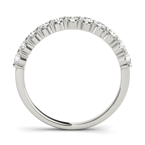 Solange Straight Channel-edge Diamond Band