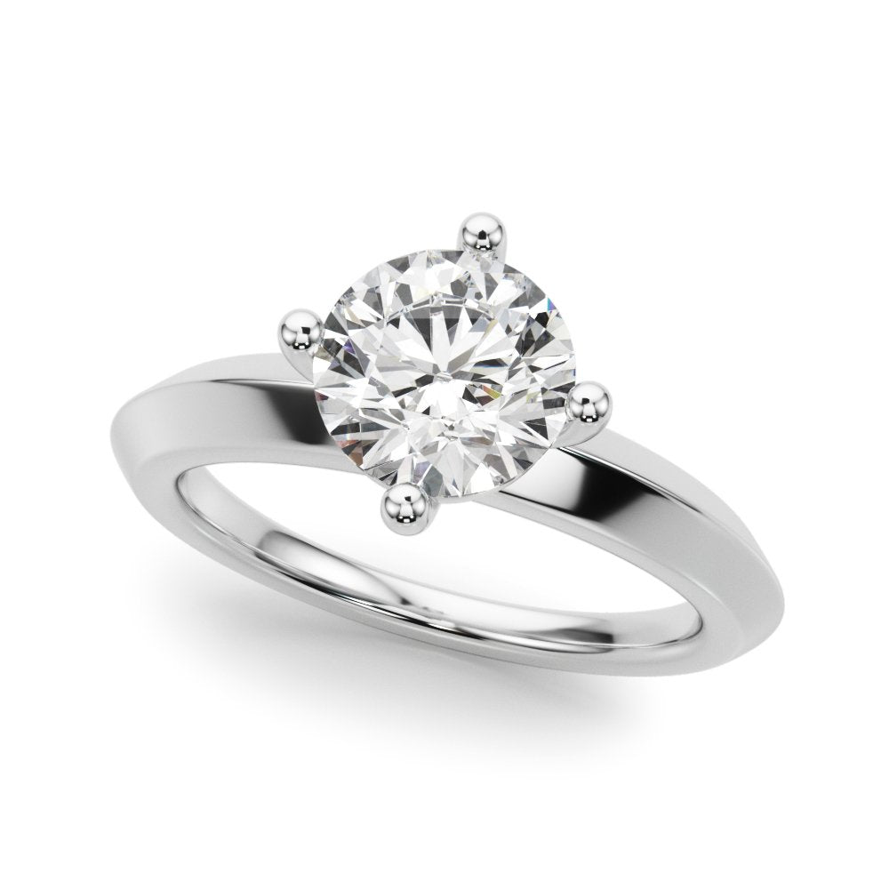 Emilie Round Solitaire Engagement Ring