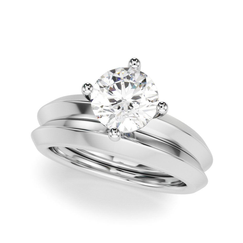 Emilie Round Solitaire Engagement Ring