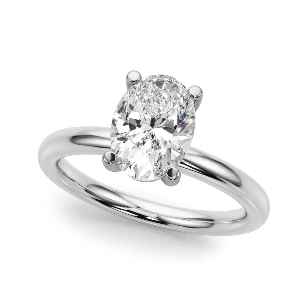 Dora Oval Solitaire Engagement Ring