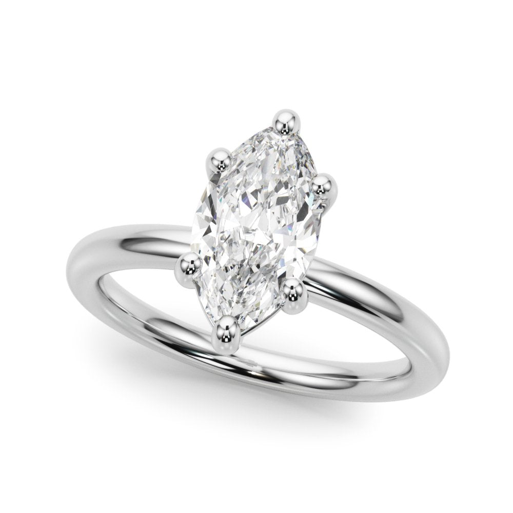 Daria Marquise Solitaire Engagement Ring