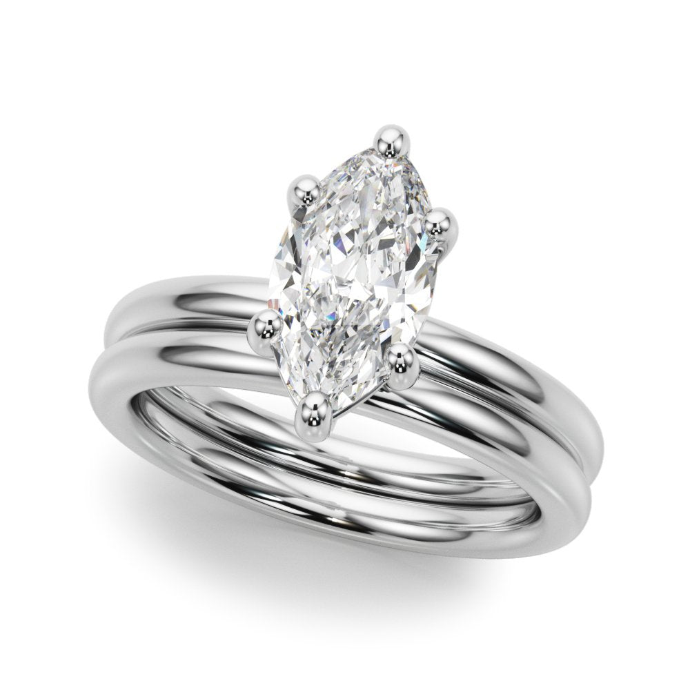 Daria Marquise Solitaire Engagement Ring