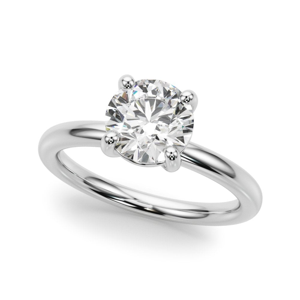 Celine Round Solitaire Engagement Ring