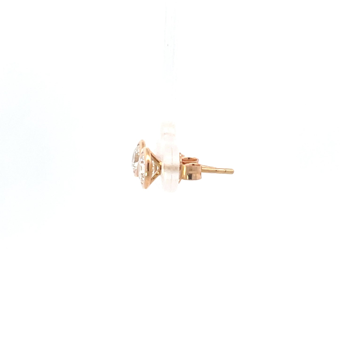 Laboratory grown diamond earrings