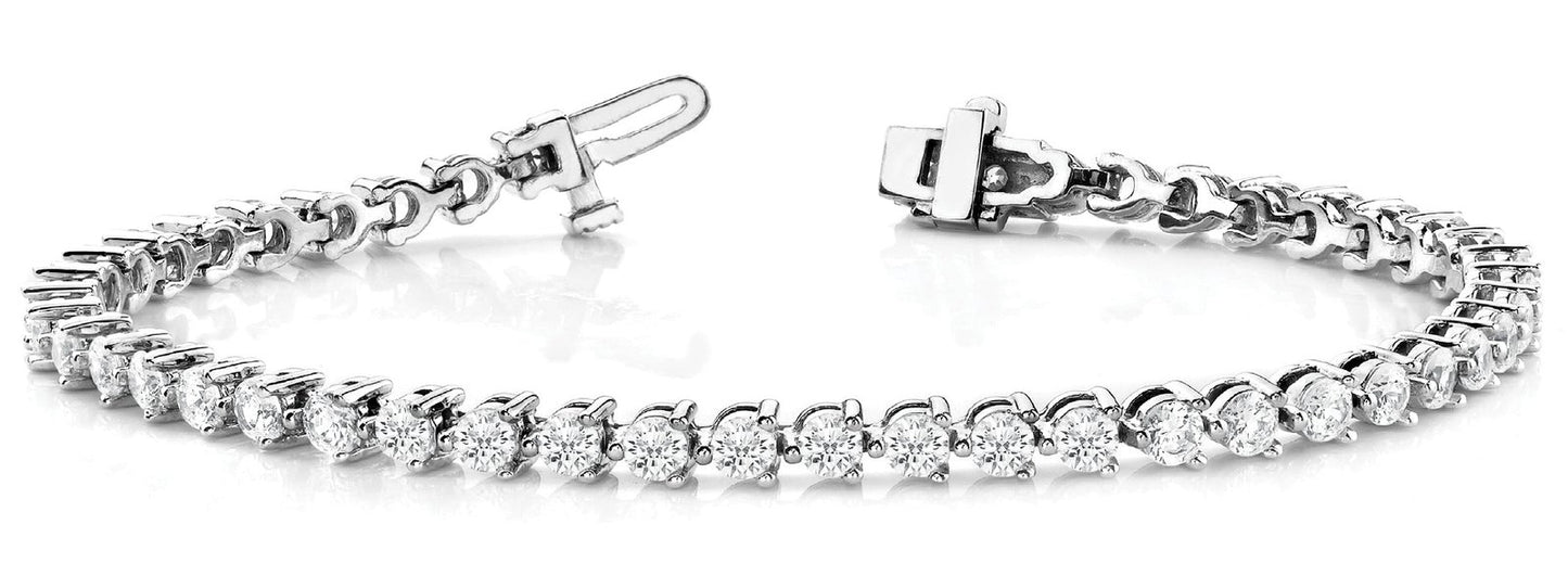 Anne Prong-set Diamond Tennis Bracelet