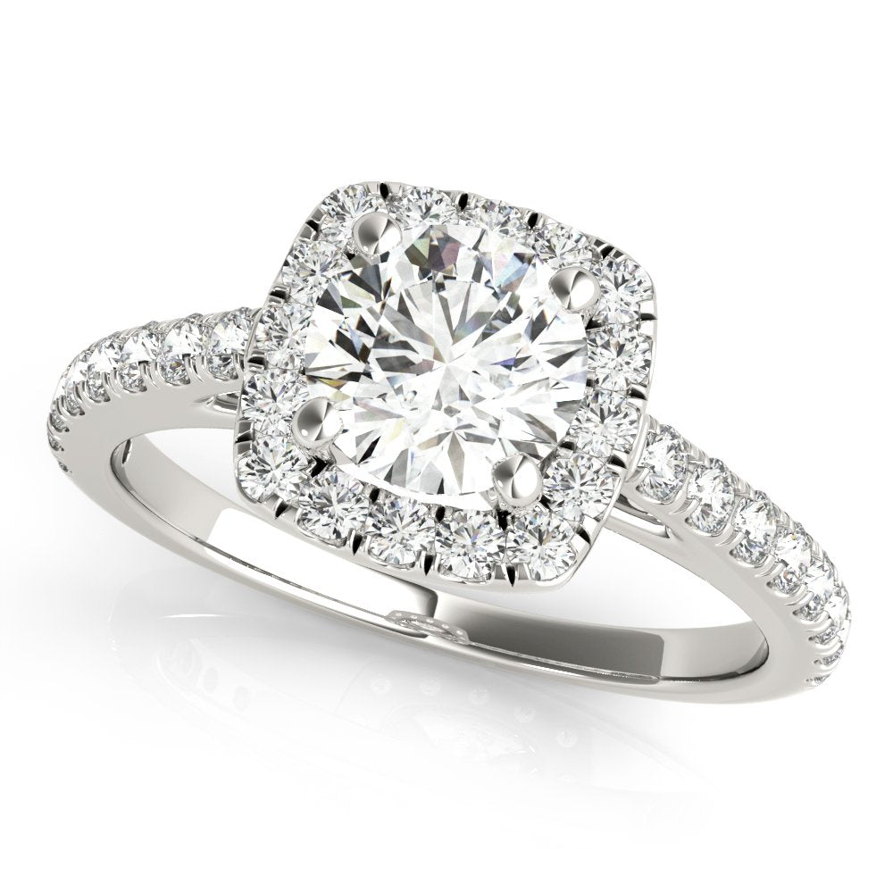 Sonia Round Halo Engagement Ring
