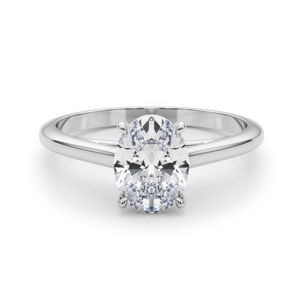 Kira Oval Solitaire Engagement Ring