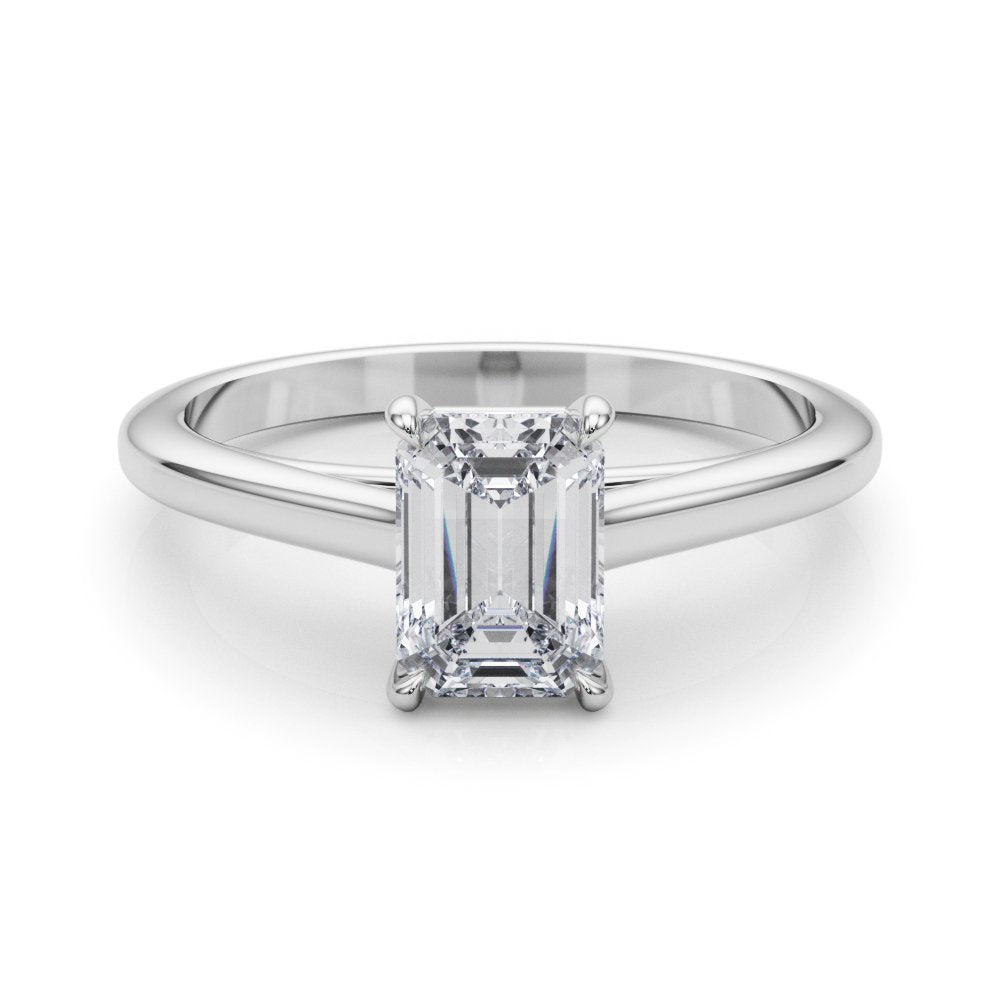 Kate Emerald Cut Solitaire Engagement Ring