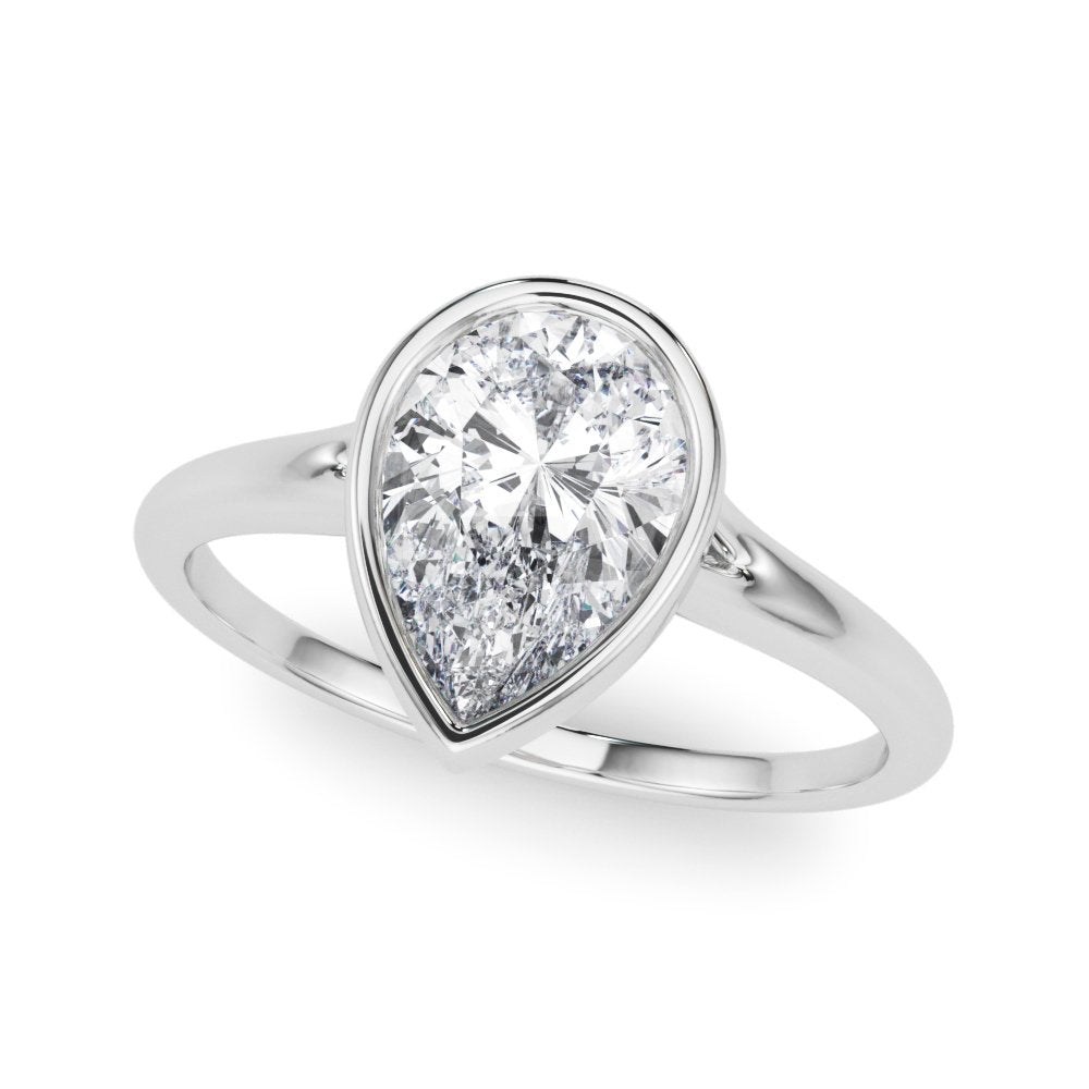 Sasha Pear Solitaire Engagement Ring