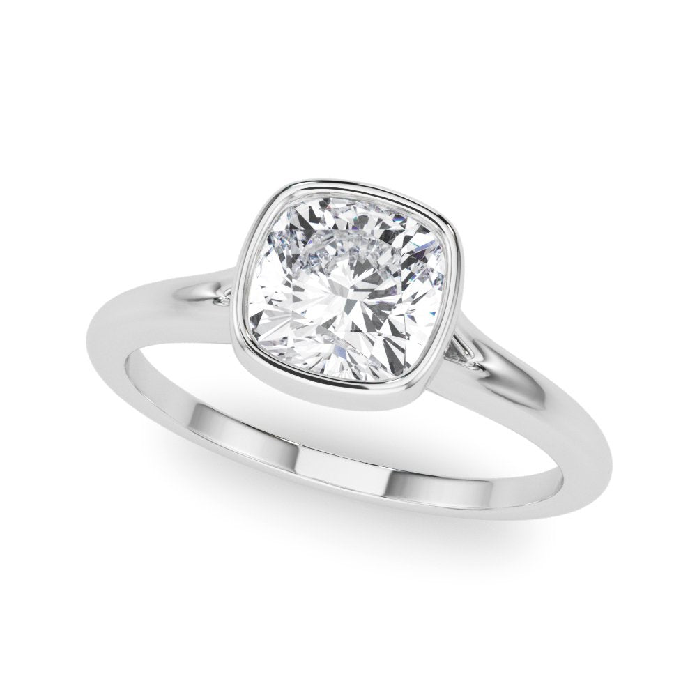 Romy Cushion Solitaire Engagement Ring