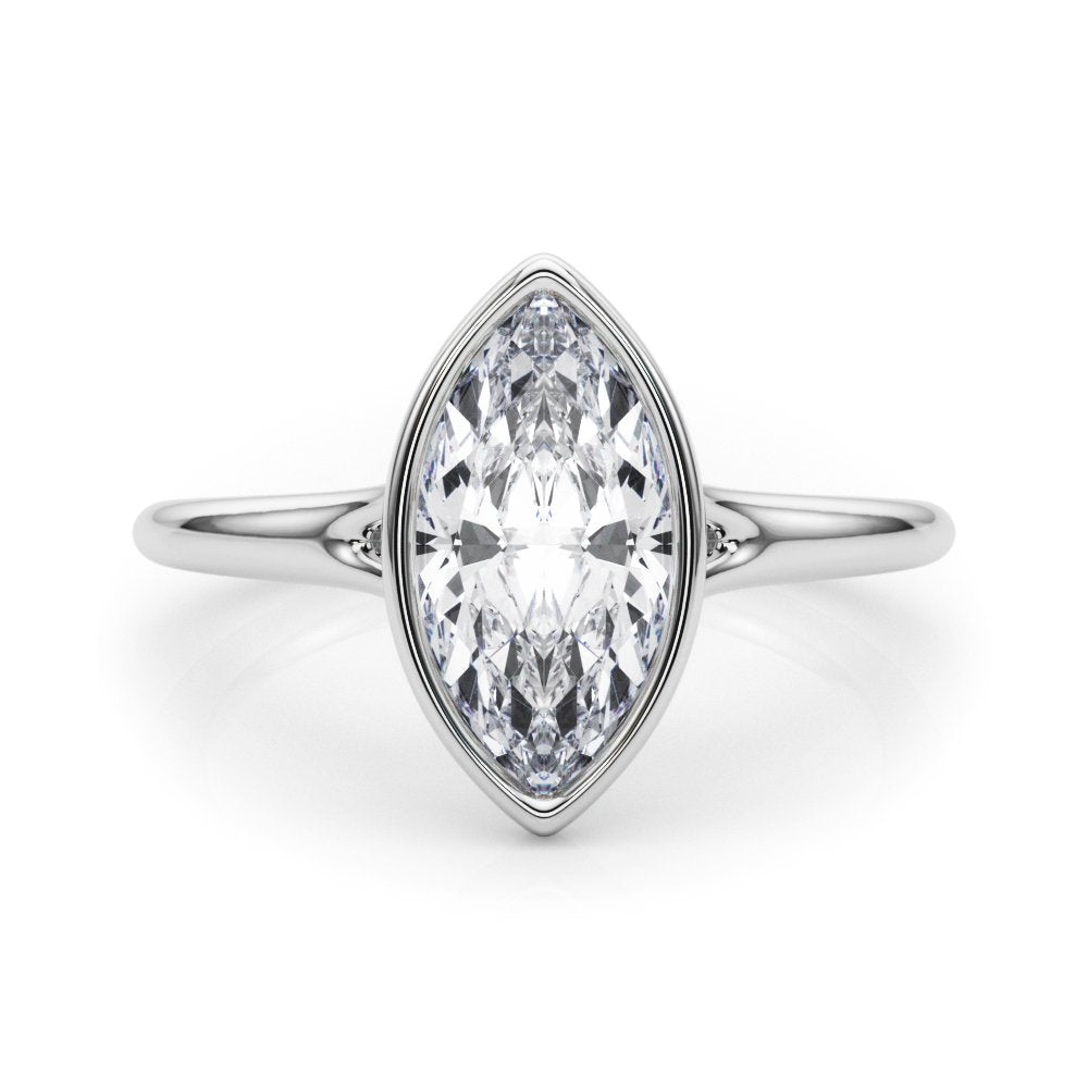Paige Marquise Solitaire Engagement Ring