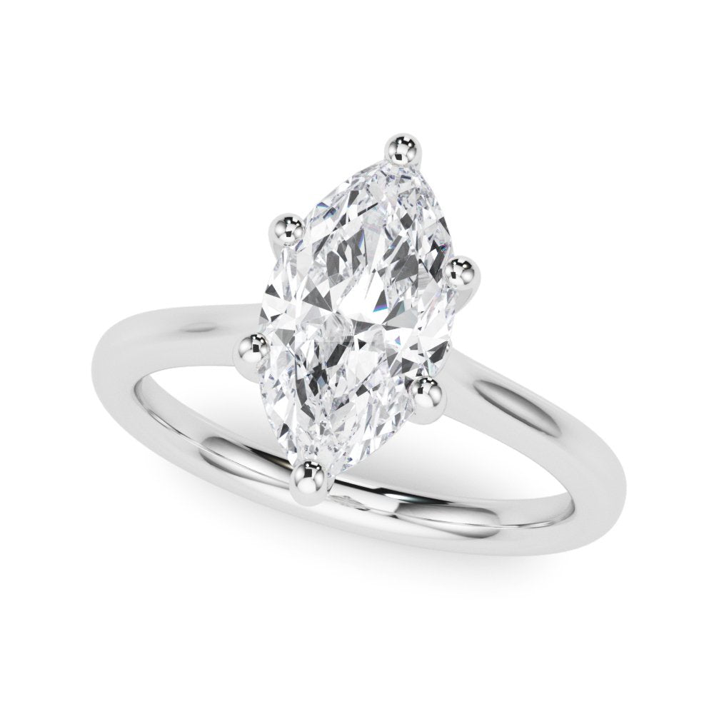 Lola Marquise Solitaire Engagement Ring