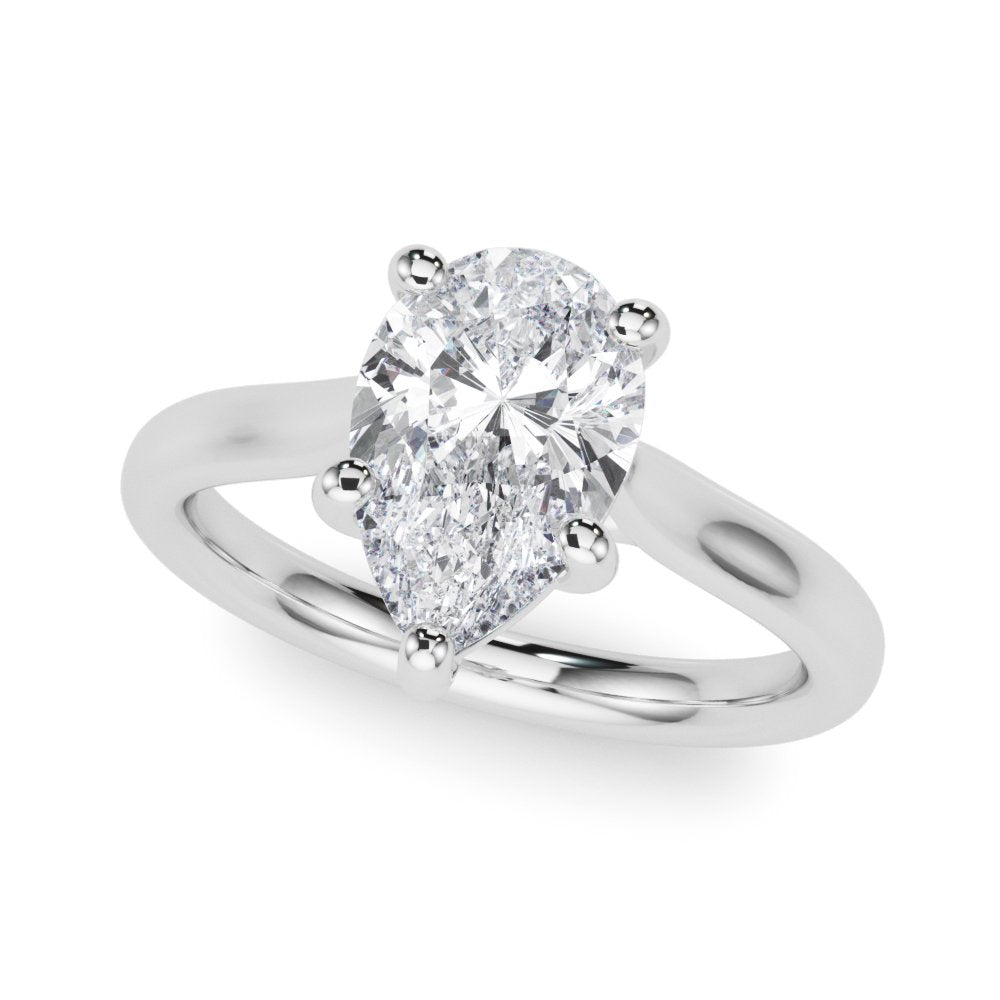 Maya Pear Solitaire Engagement Ring