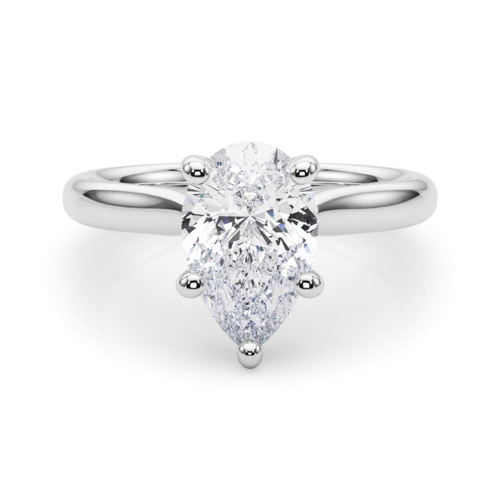 Maya Pear Solitaire Engagement Ring