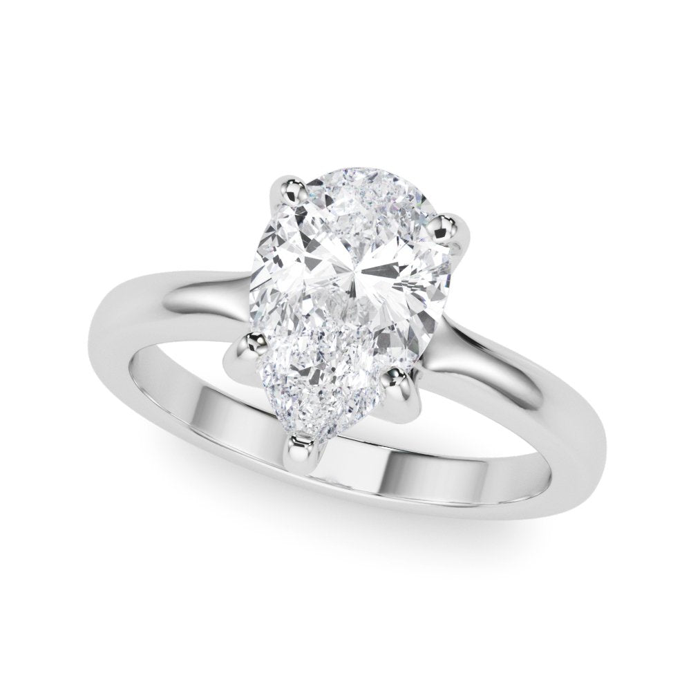 Zoe Pear Solitaire Engagement Ring