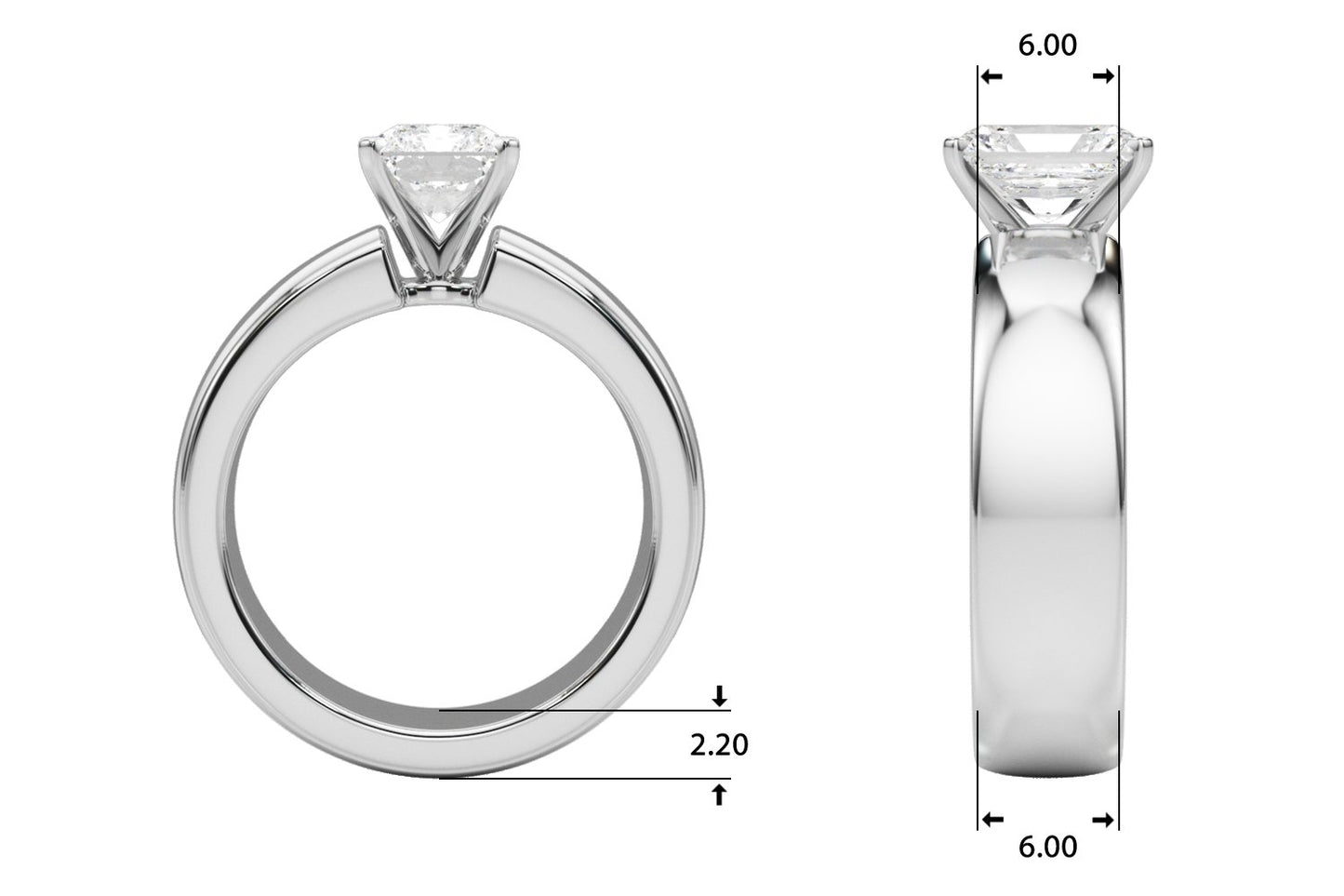 Marta Round Solitaire Engagement Ring