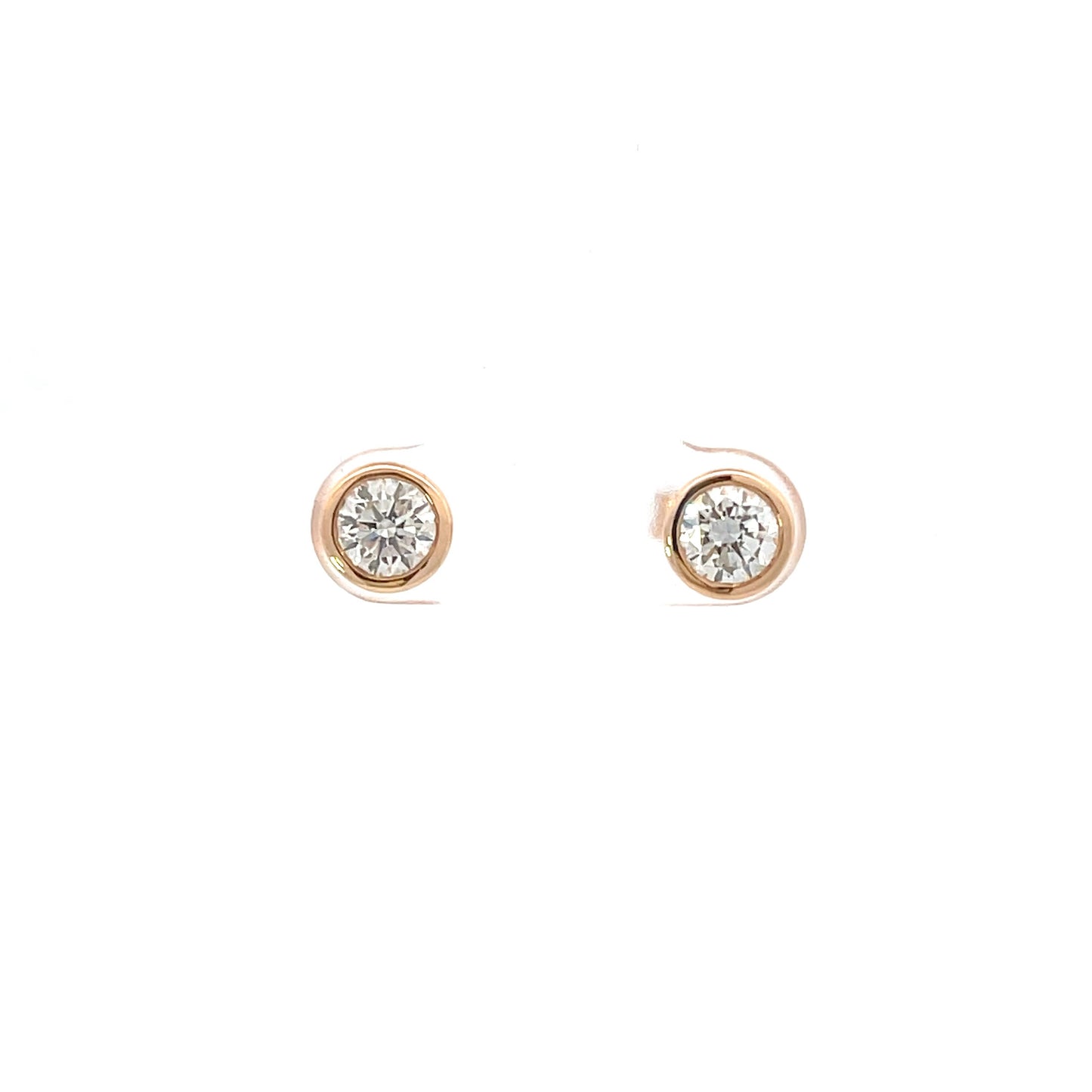 Laboratory grown diamond earrings