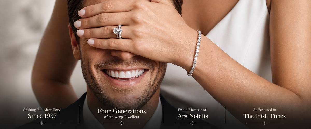 Antwerp diamond engagement and wedding rings by Philippe Harold, master jewellers since 1937