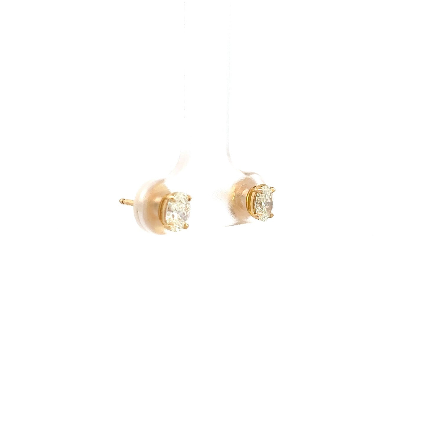 0.67ctw Oval Studs