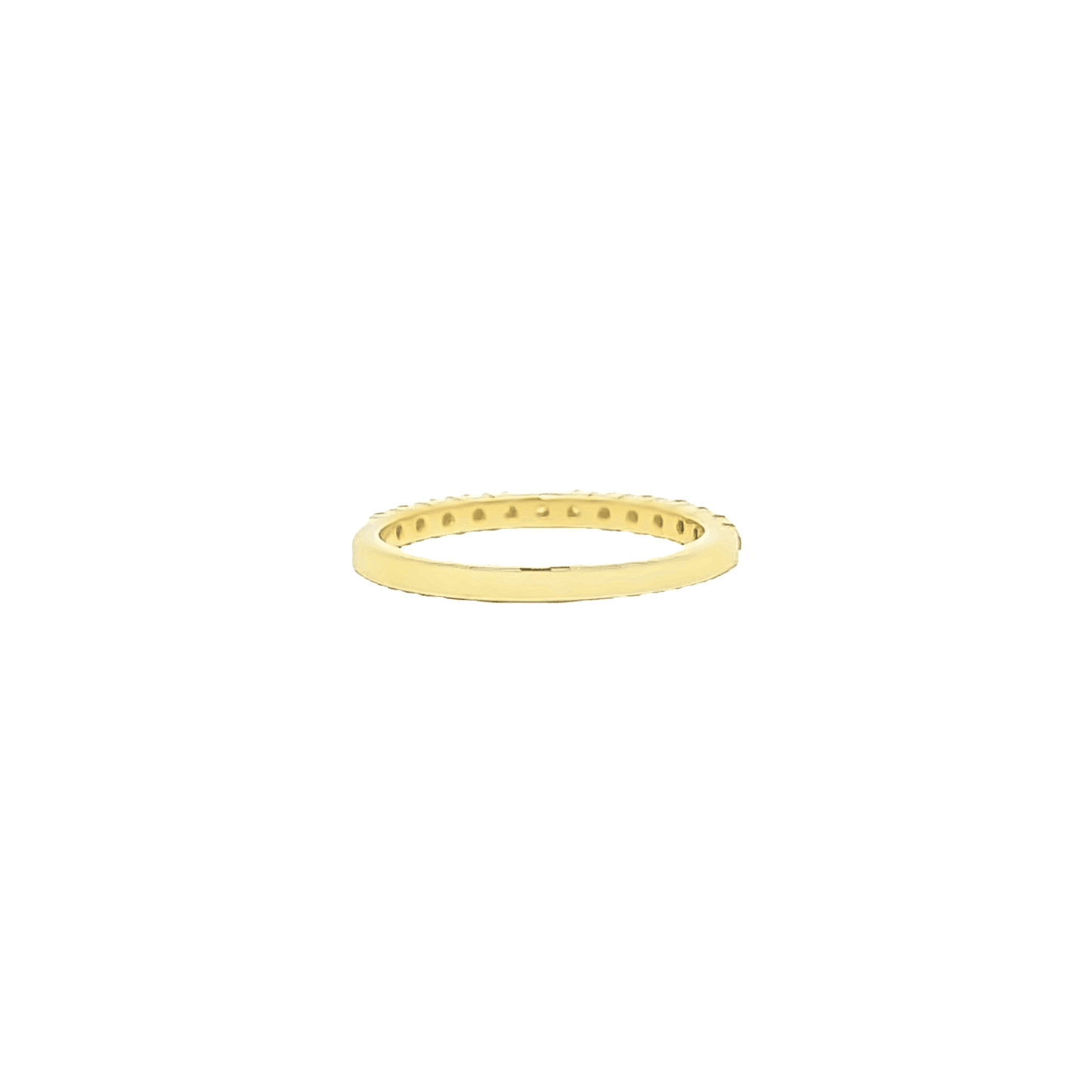 0.28ct H VS yellow gold eternity ring