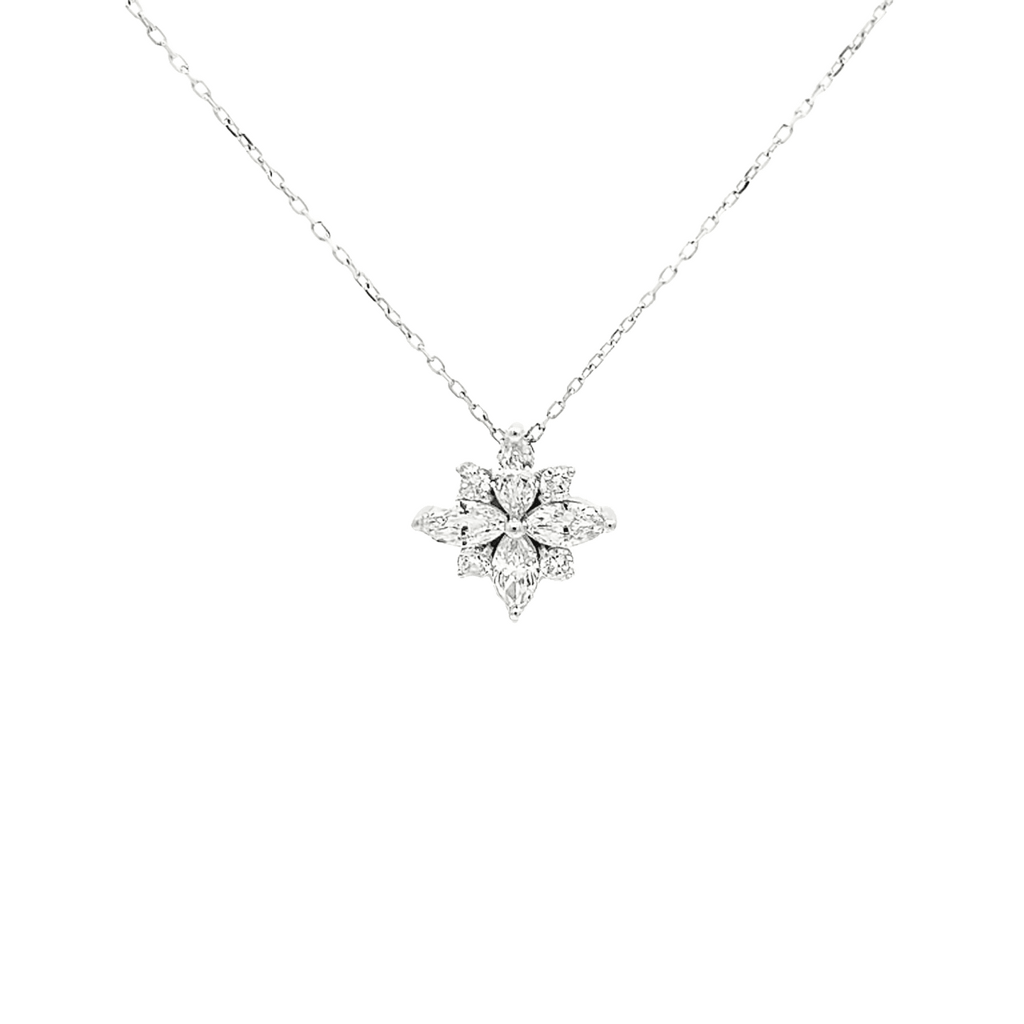 Marquise Flower pendant
