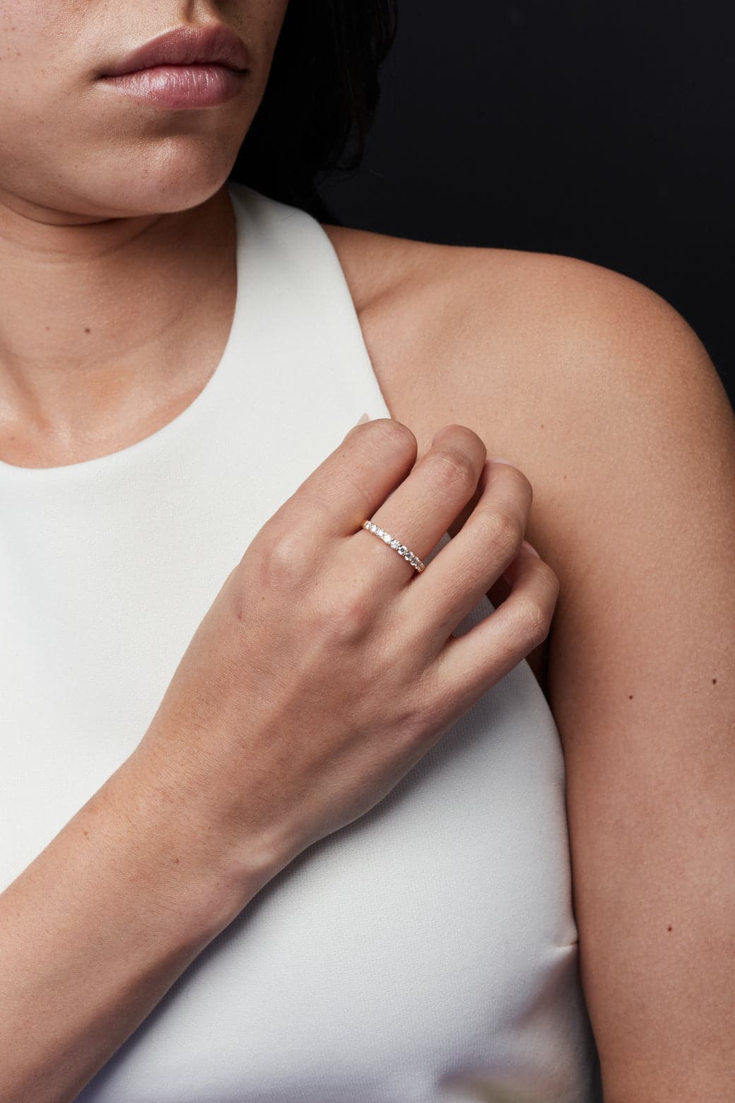 0.23ct G VS halfway eternity ring