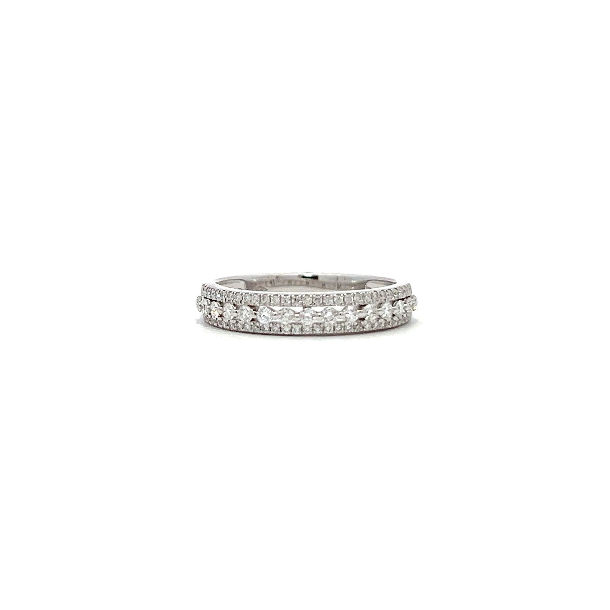 0.37ctw white gold minimalistic ring