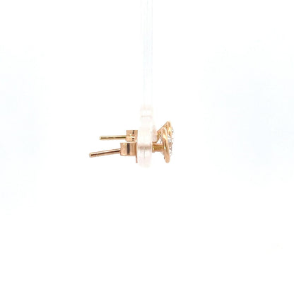 Laboratory grown diamond earrings