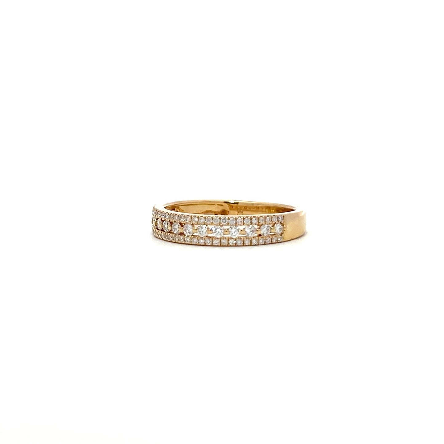 0.41ctw Yellow gold minimalistic ring