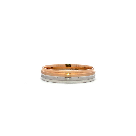 Two tone gold colour band