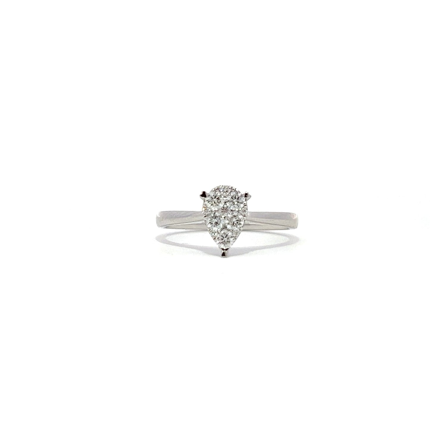 0.35ctw Invisible set diamond ring