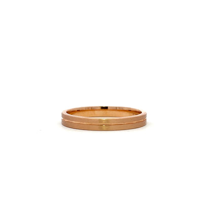 Rose gold 18K band