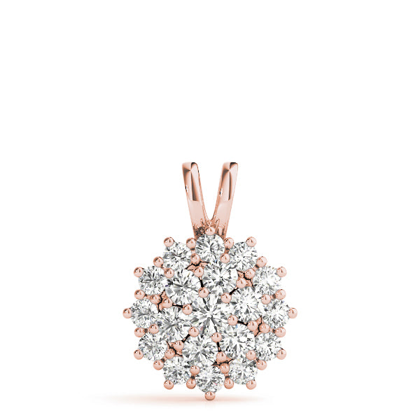 Carine Diamond Cluster Pendant