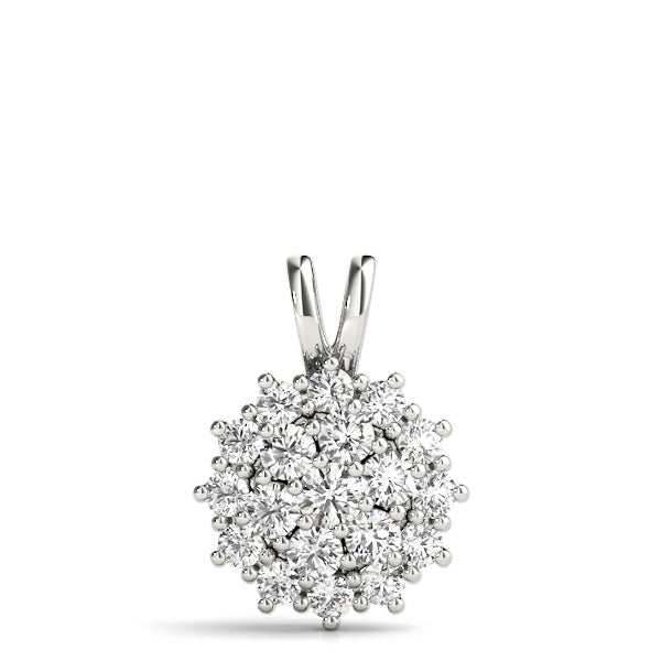 Carine Diamond Cluster Pendant