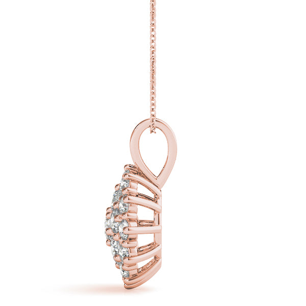 Carine Diamond Cluster Pendant