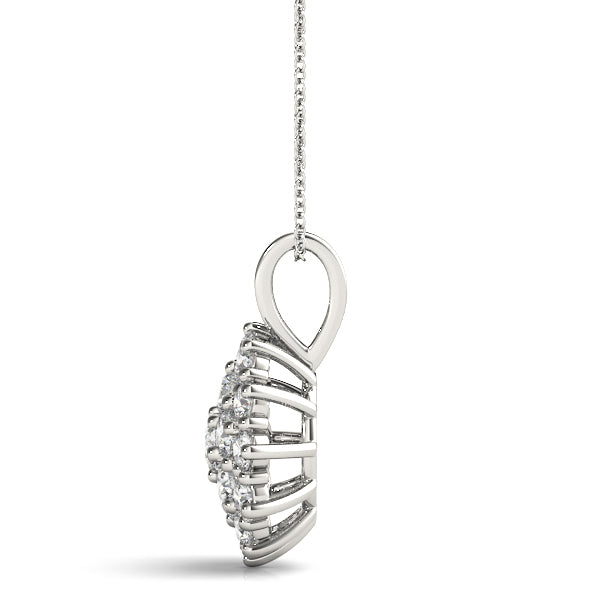 Carine Diamond Cluster Pendant