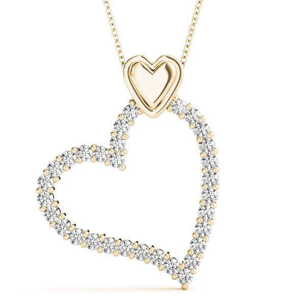 Cosima Diamond Heart Pendant