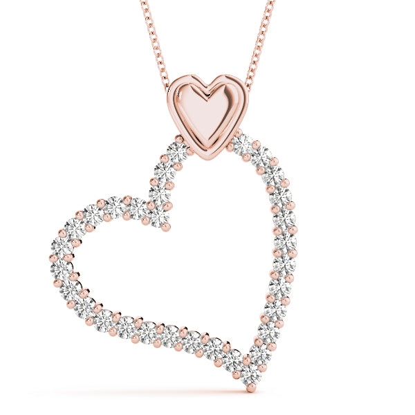 Cosima Diamond Heart Pendant