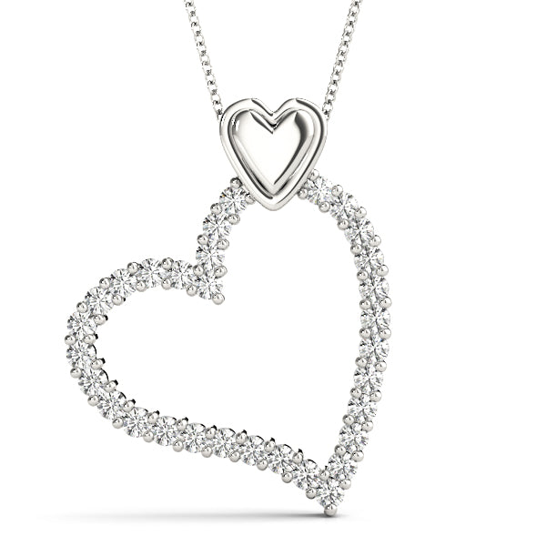 Cosima Diamond Heart Pendant