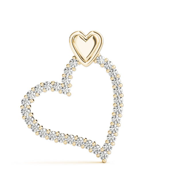 Cosima Diamond Heart Pendant