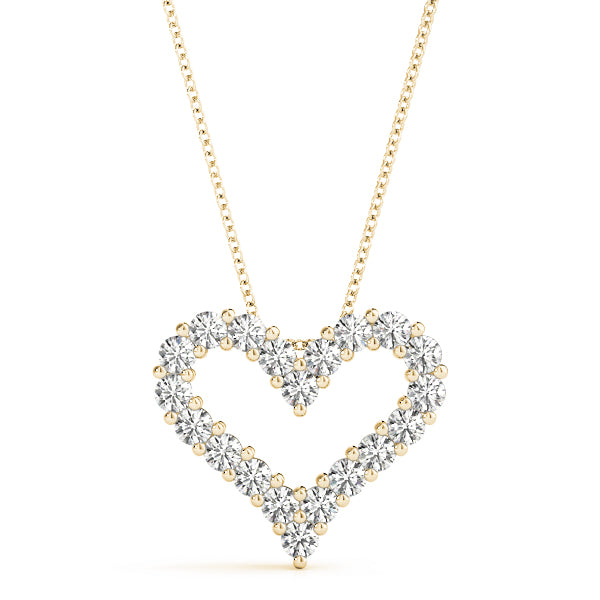 Hortense Diamond Heart Pendant