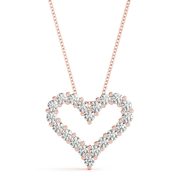 Hortense Diamond Heart Pendant