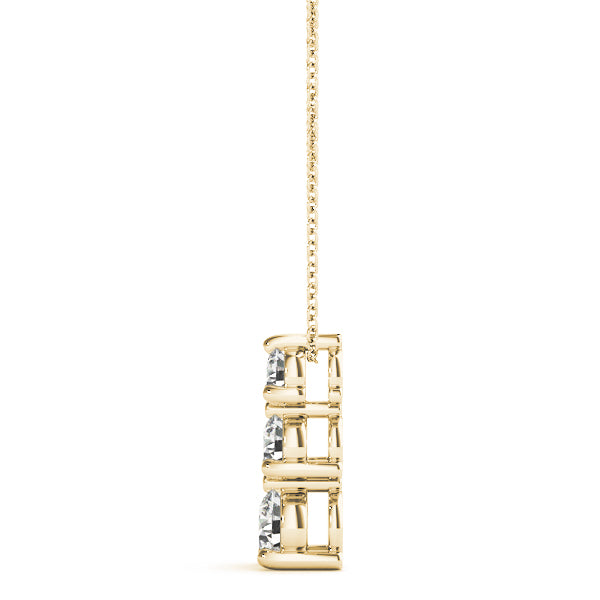 Briony Three-stone Diamond Pendant