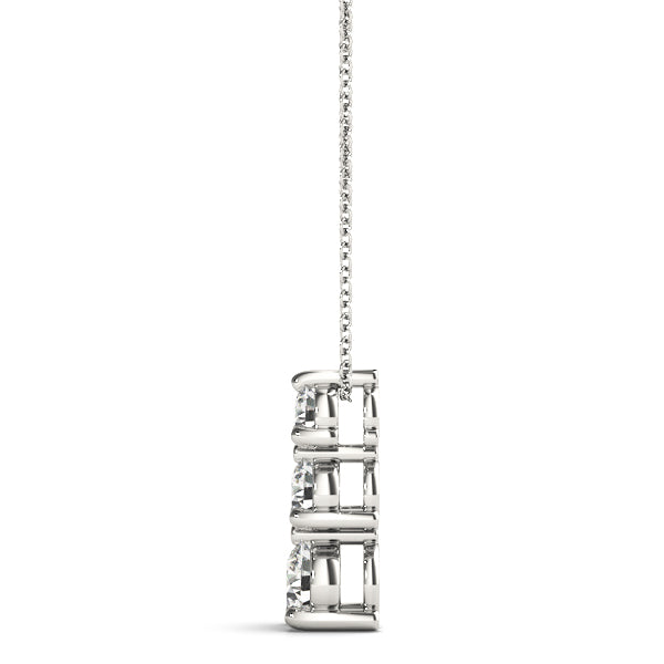 Briony Three-stone Diamond Pendant