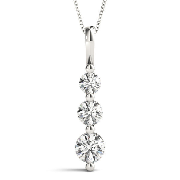 Briallen Three-stone Diamond Pendant