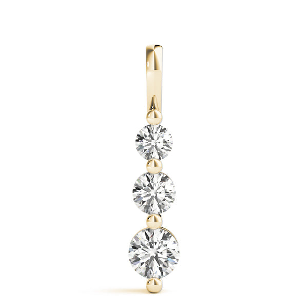 Briallen Three-stone Diamond Pendant