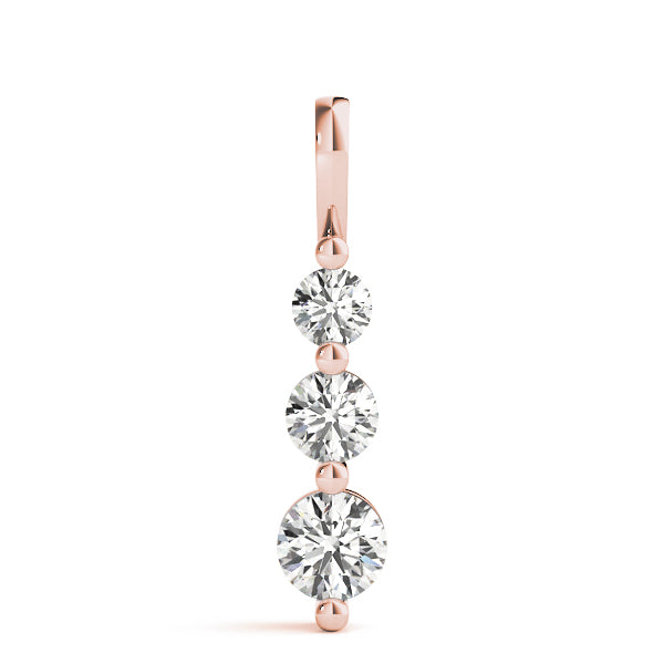 Briallen Three-stone Diamond Pendant