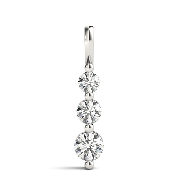 Briallen Three-stone Diamond Pendant