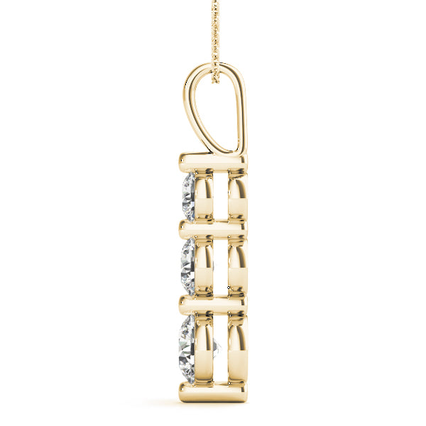 Briallen Three-stone Diamond Pendant